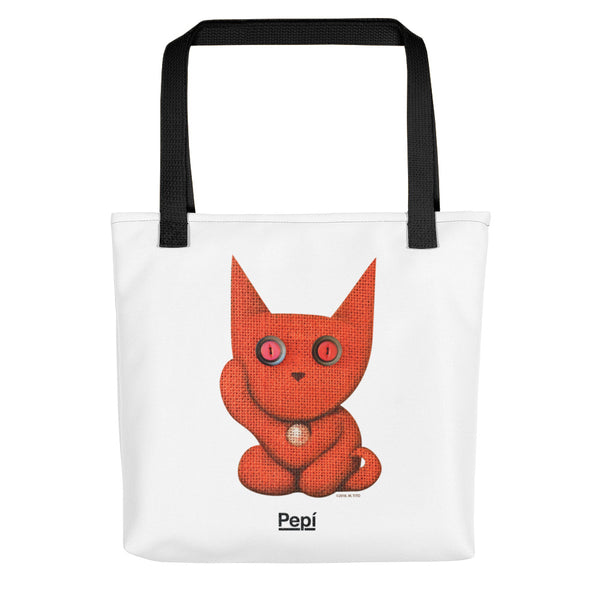 Lucky Mars . Weather-Resistant Tote Bag . White