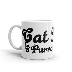 Cat Lady . Black . Mug