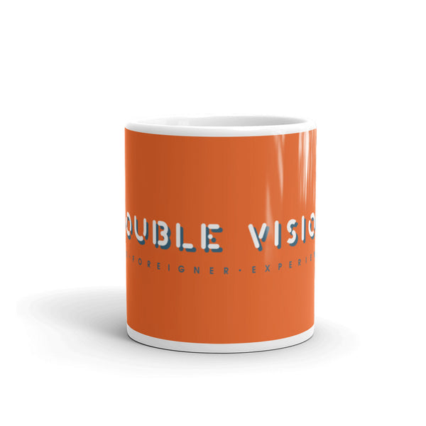 Double Vision . Orange Logo . Mug