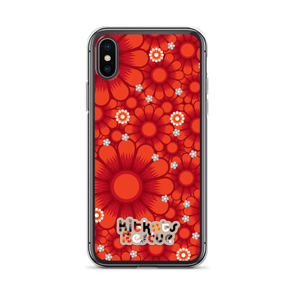 KitKats Rescue . Red Flower Bed . iPhone Case