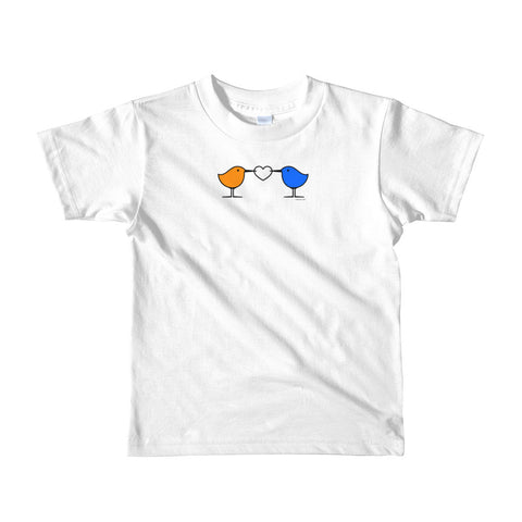 Love Birds . Sanderling shorebirds . Graphic Tee . Kids' Jersey T-Shirt . PIPPETE . Love Birds
