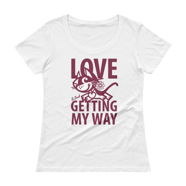 Love . Raspberry Print . Women's T-Shirt