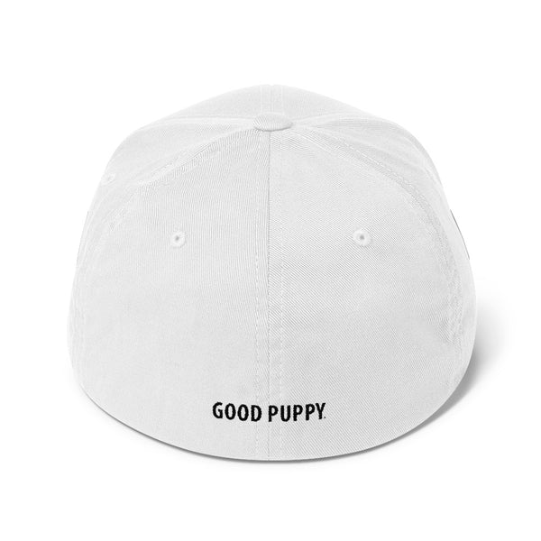Good Puppy Logo Black . Structured Baseball Cap