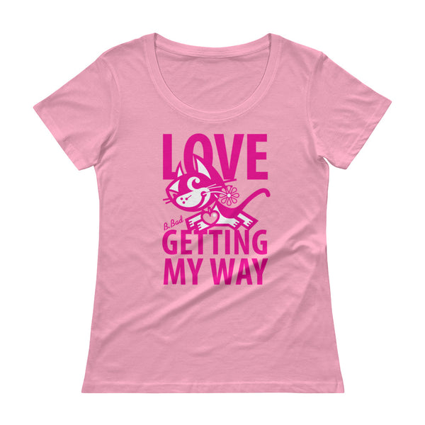 Love . Magenta Print . Women's T-Shirt