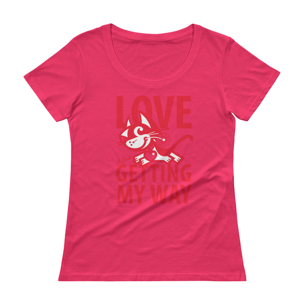 Love . Red Print . Women's T-Shirt