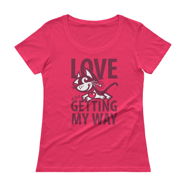 Cat T-Shirt for Women Betty Bad Kitty