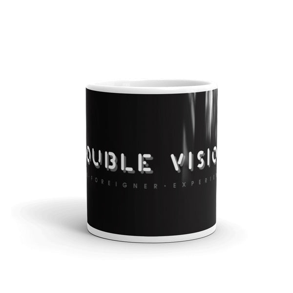 Double Vision . Black Logo . Mug