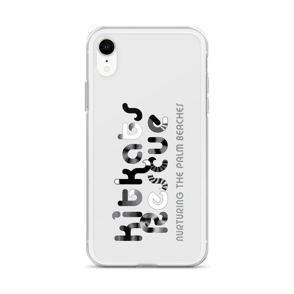 KitKats Rescue . Grayscale Logo . iPhone Case