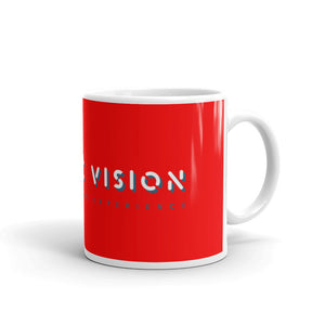 Double Vision . Red Logo . Mug
