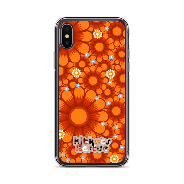 KitKats Rescue . Orange Flower Bed . iPhone Case