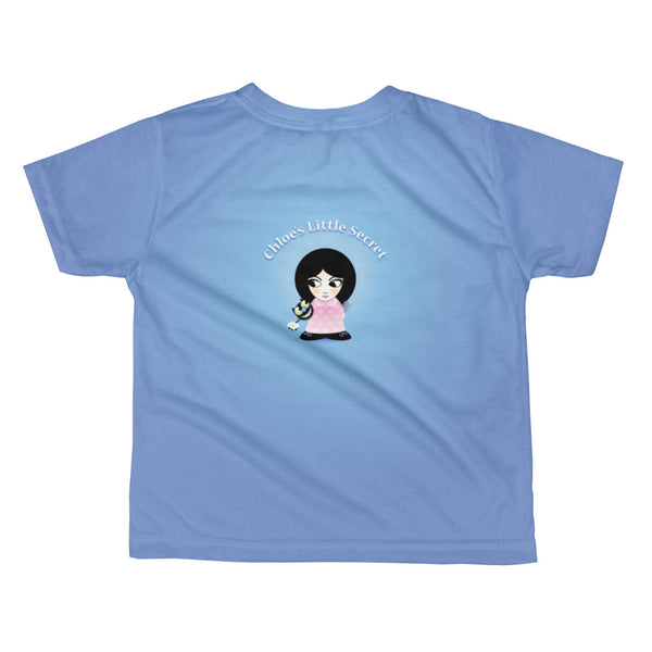 Chloe's Little Secret . Baby Monster . Kids' T-Shirt . All Over Print
