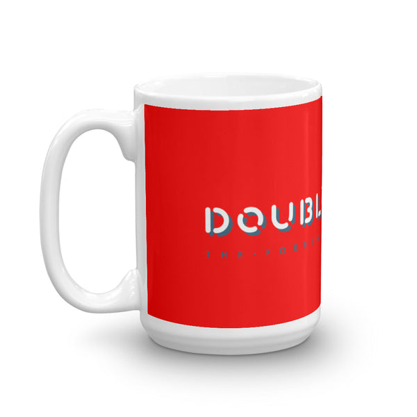 Double Vision . Red Logo . Mug