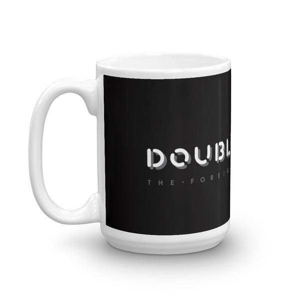 Double Vision . Black Logo . Mug