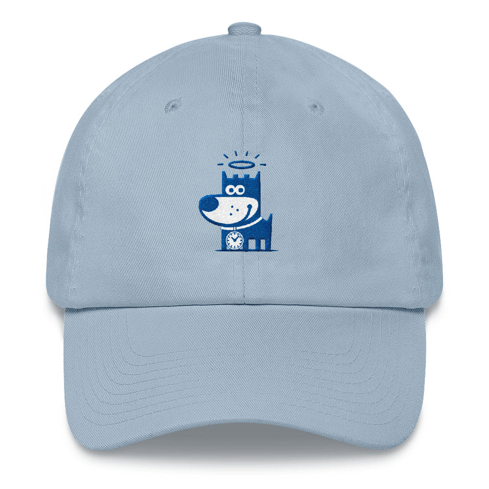 Good Puppy Logo Blue . Unstructured Baseball Cap