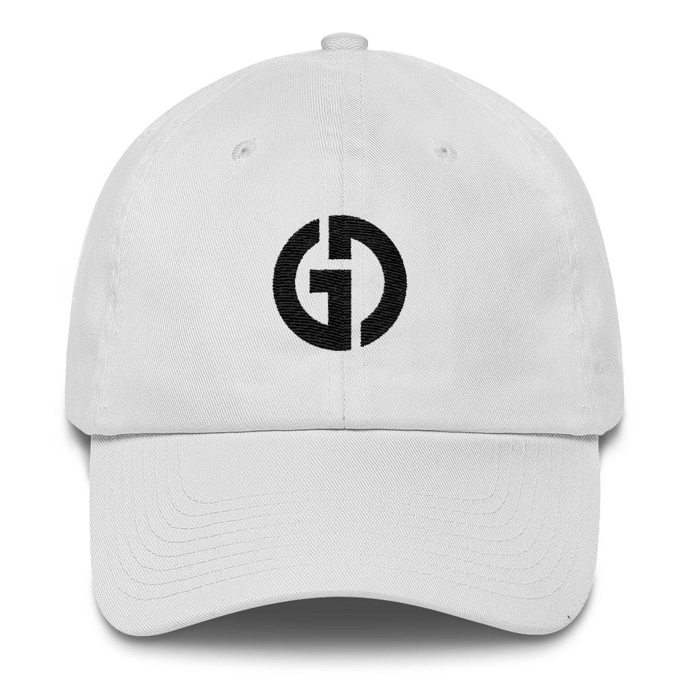 Logo . Unstructured Baseball Cap . White